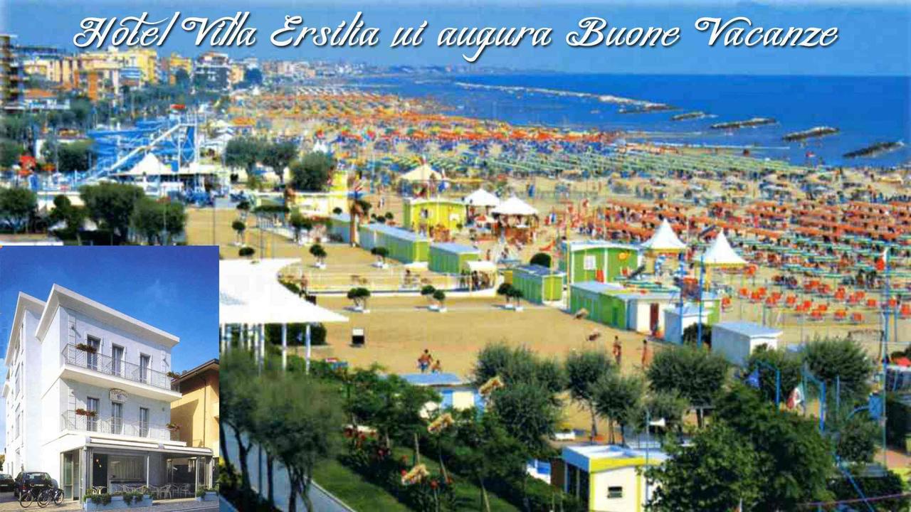 Hotel Villa Ersilia Rimini B&B Exteriör bild